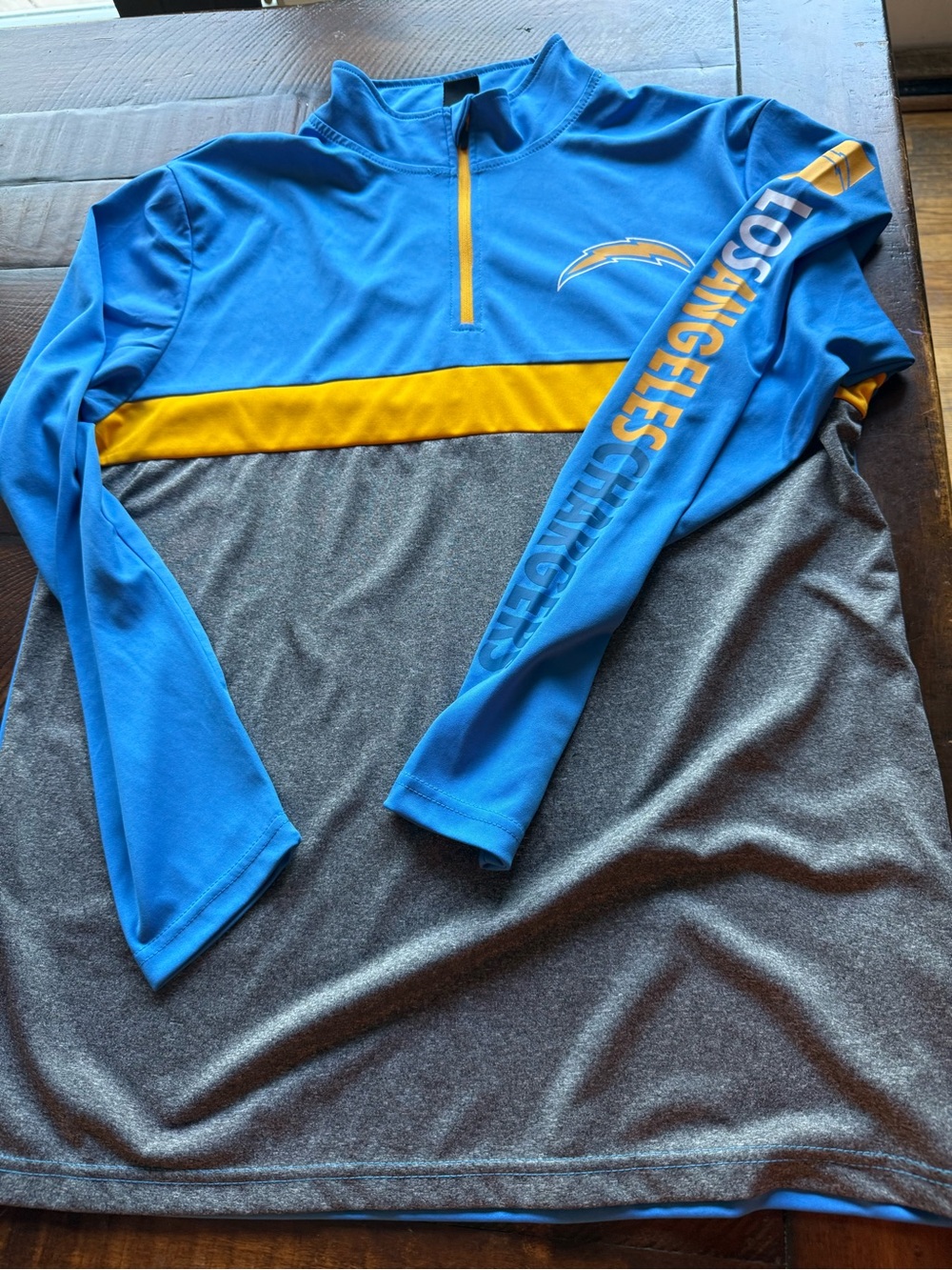 NFL Blue quarter zip LA Chargers
